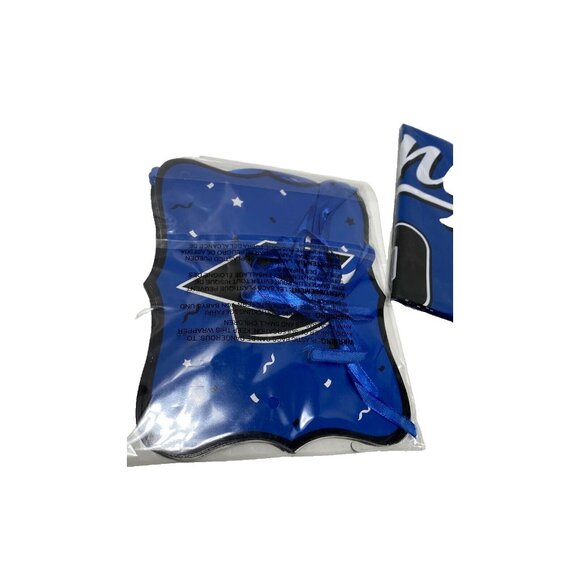 Blue Congrats Grad Banner & Rectangular Table Cloth Graduation Party Decor New - Picture 4 of 6